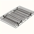 Collapsible Stackable Baking Cooling Racks Set of 3 – Space-Saving Foldable Wire Rack for Cookies, Cakes & Bread | Essential Kitchen Baking Tool