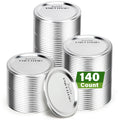 Canning Lids 140 Count Regular Mouth Mason Jar Lids Metal Food-Grade Seal for Home Canning Pickling Jam Jelly Preserving
