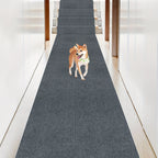 Non-Slip Hallway Runner Rug Self-Adhesive TPR Backing Ultra-Thin 0.4mm 5 Colors 6 Sizes for Kitchen Bedroom Living Room Entryway Hardwood Floors