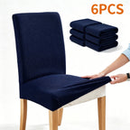 Dining Chair Covers 4/6pcs Set Washable Pet Friendly Dirt & Wear Resistant – Versatile Stretch Slipcovers for Home & Restaurant Seating, 12 Colors
