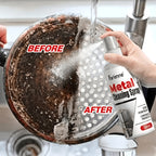 Heavy Duty Oven and Metal Cleaning Spray Powerful Degreaser for Stubborn Grease on Ovens Stovetops Pots Pans Fast-Acting Formula with Towel 1.69 oz
