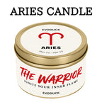 Zodiac Scented Soy Wax Candle with Hidden Pendant & Real Crystal Inside – All 12 Signs, Spiritual Mystery Home Fragrance Gift for Girlfriend, Wife, Women – Valentine's Day & Birthday Present