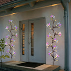 LED Willow Vine Fairy Lights with Butterfly Decoration - 37 LEDs 8 Modes USB Powered Flexible Branch String Light for Indoor Wall Bedroom Home Decor, Warm White