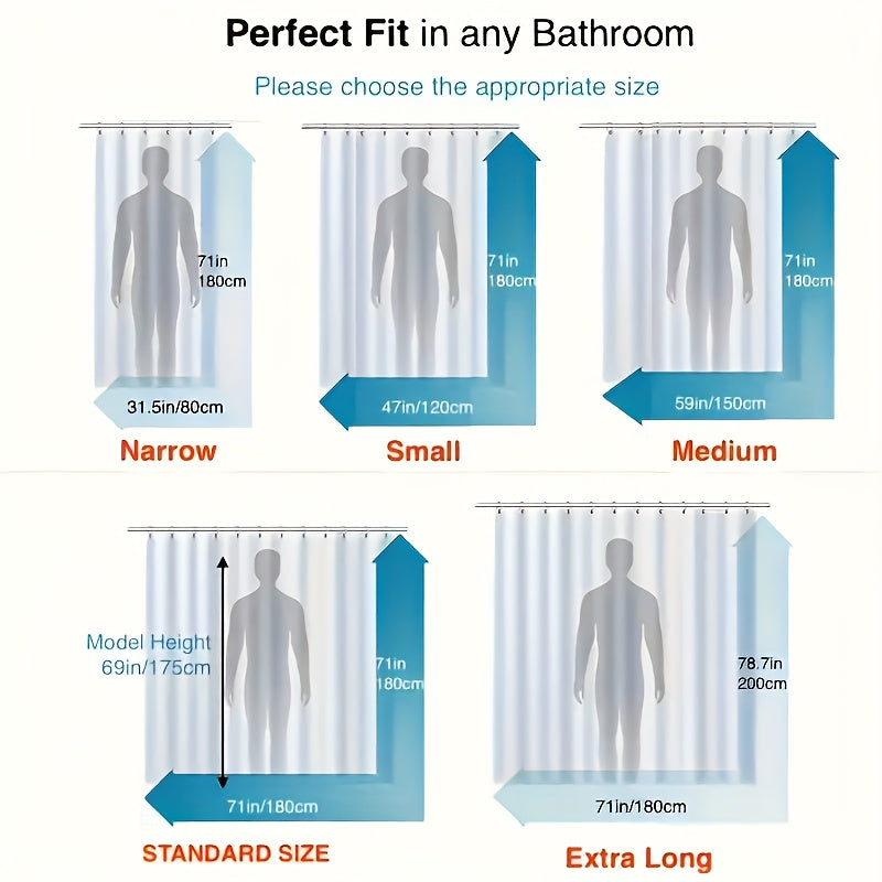 Heavyweight Polyester Door Curtain Panel – No-Drill Sliding Room Divider Screen with Folding Track for Living Room, Bedroom & Doorway, Machine Washable