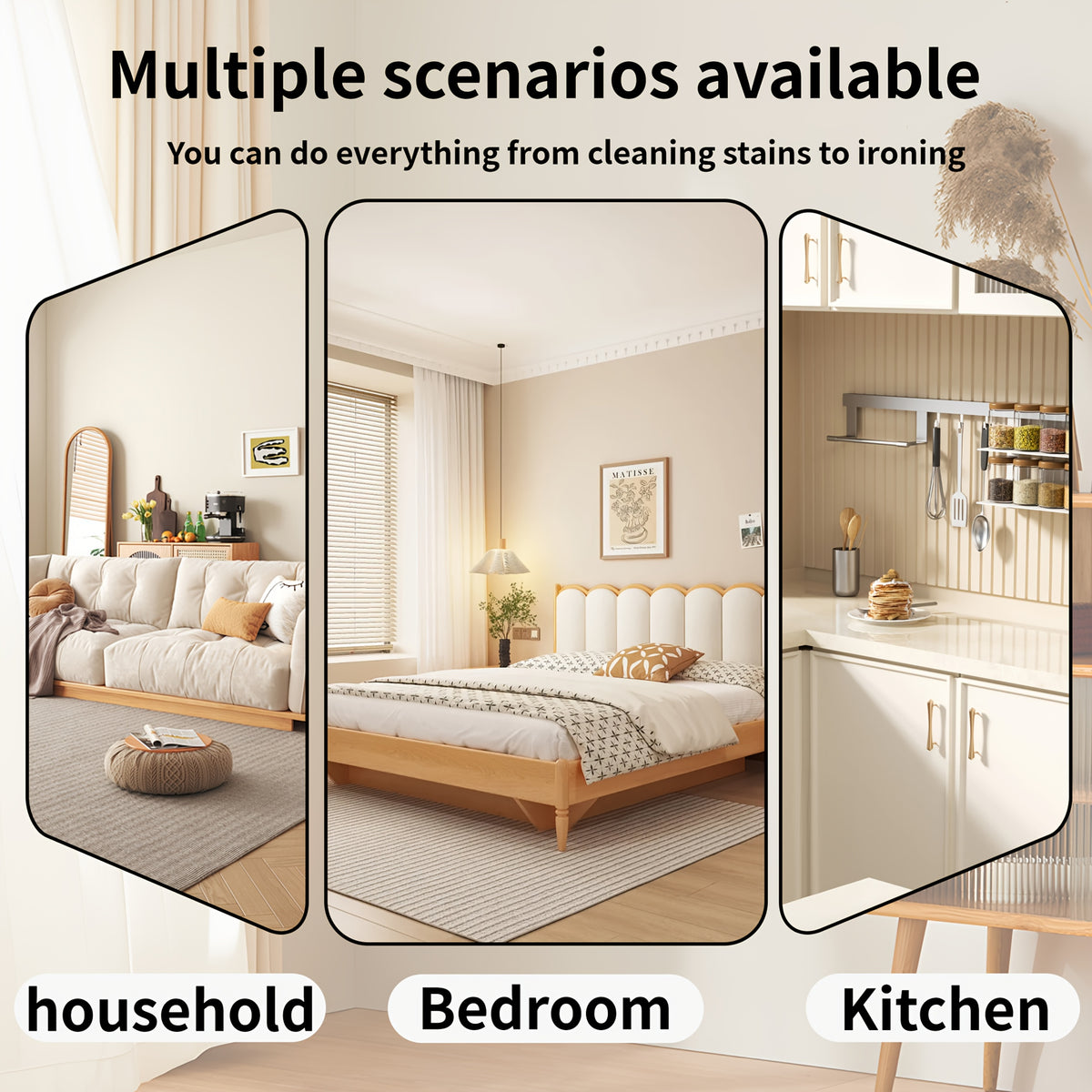 Handheld High-Pressure Steam Cleaner – High-Temperature, LCD Display, Multi-Speed Control | Carpet, Kitchen, Sofa & Tile Cleaning