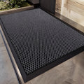 Heavy-Duty All-Weather Scraper Door Mat Non-Slip – Mud & Dirt Scraping Entrance Rug for Entryway, Patio, Garage & High-Traffic Areas, 3 Sizes, Deep Grey & Black