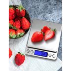 Digital Kitchen Scale 3000g 0.1g Accuracy - Pocket Food Scale with 6 Measurement Modes LCD Display and Tare Function - Compact Nutrition Scale for Cooking Baking Coffee and Meal Prep