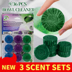Toilet Bowl Cleaner Tablets 9/36 Pack – Automatic Flush Freshener, Long-Lasting Deodorizer, Stain Remover for Home & RV Toilets