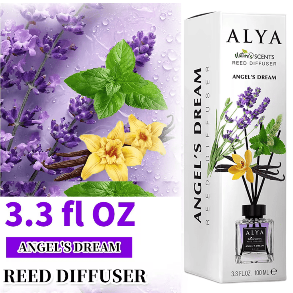 Reed Diffuser Set with Reed Sticks 14 Scents 3.3oz Flameless Home Fragrance for Bedroom Bathroom Office Living Room 1 or 2 Pack Mango Sandalwood Ocean Gardenia