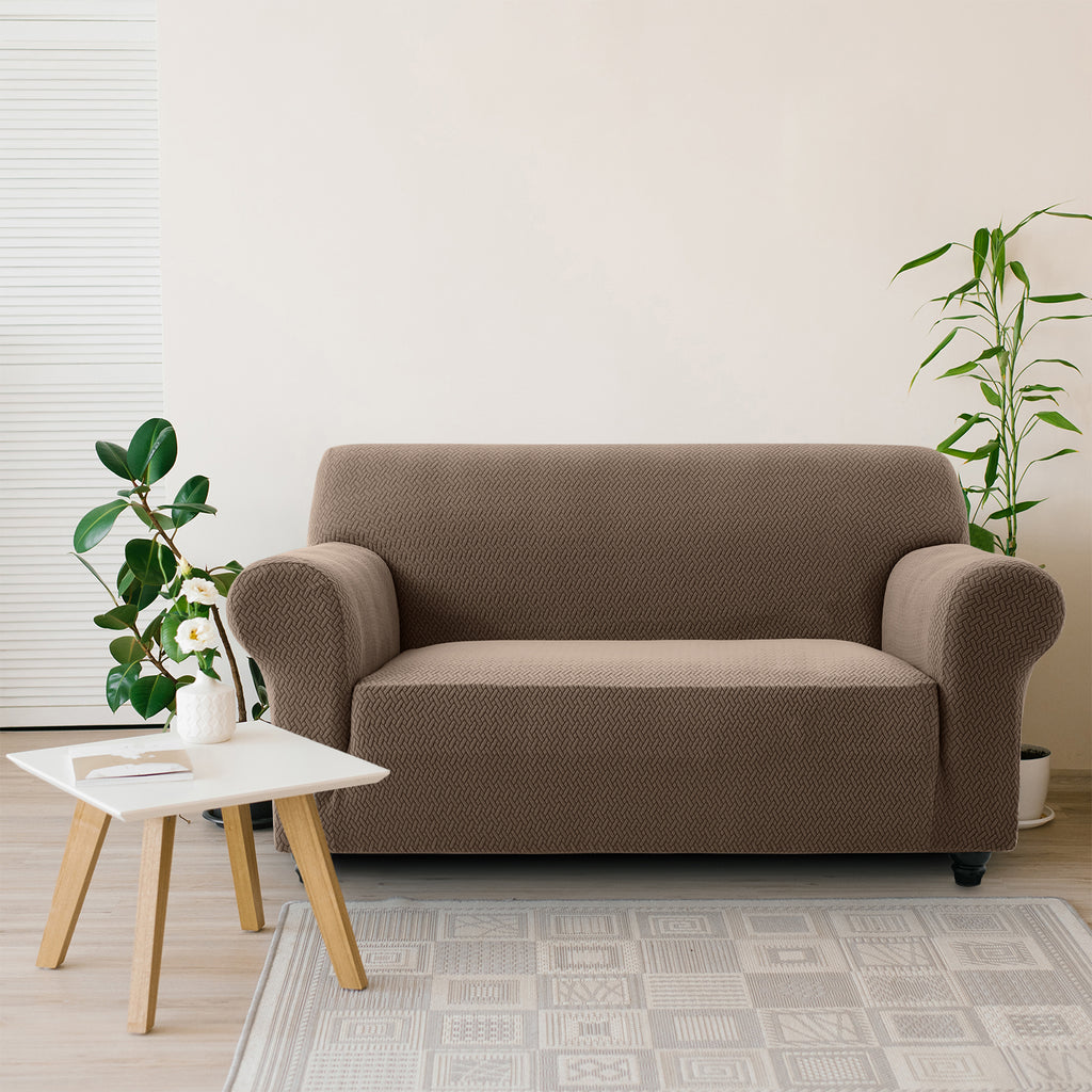 Elastic Stretch Sofa Cover Spandex – Non-Slip Couch Slipcover, Pet-Friendly, Machine Washable, All-Season, 7 Colors, 1/2/3 Seater, Living Room Bedroom Office Home Decor