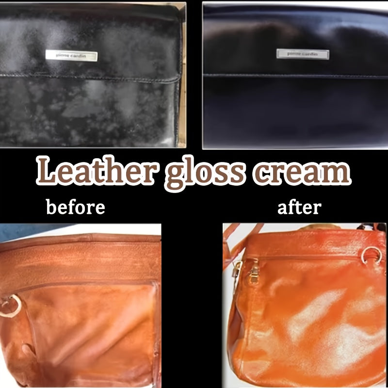 Luxury Leather Bag Cleaner & Polish – Handbag Stain Remover for White Bag Yellowing, Women’s Handbag, Crossbody Bag & Leather Bag Care, Surfactant-Free Leather Cleaning & Maintenance Solution