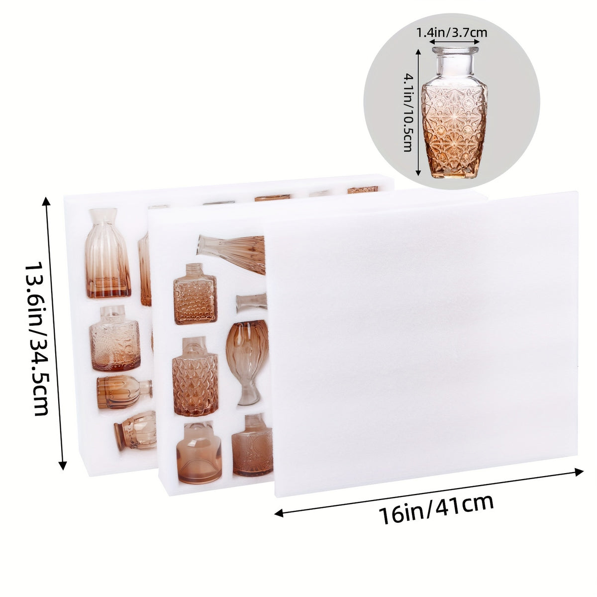 Mini Bud Vases Set of 36 Clear Small Flower Vases for Wedding Centerpieces Birthday Anniversary Party Table Decor – Mother's Day Gift