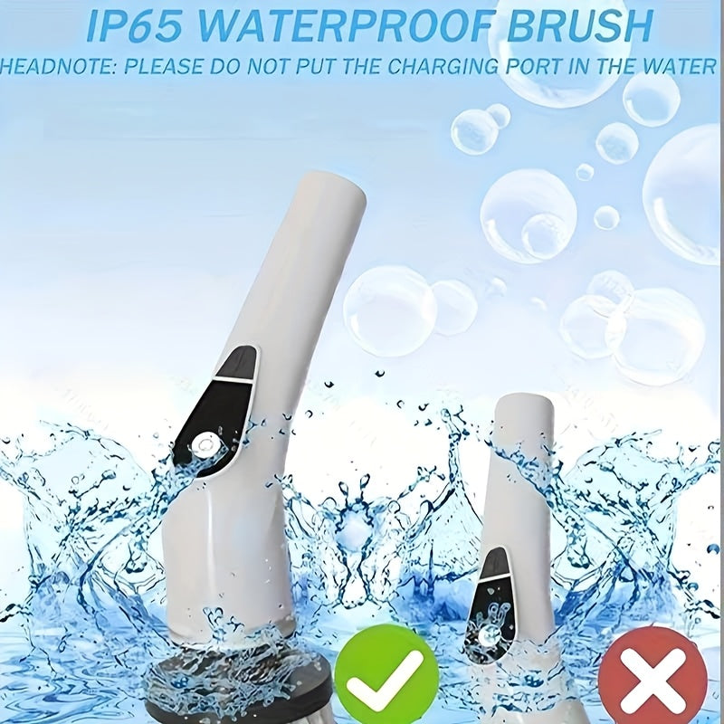 Electric Scrubber Brush with 9 Brush Heads 5 Speeds & 3 Extendable Handles - Power Cleaning Brush for Bathroom, Kitchen, Tiles, Floors & Carpets