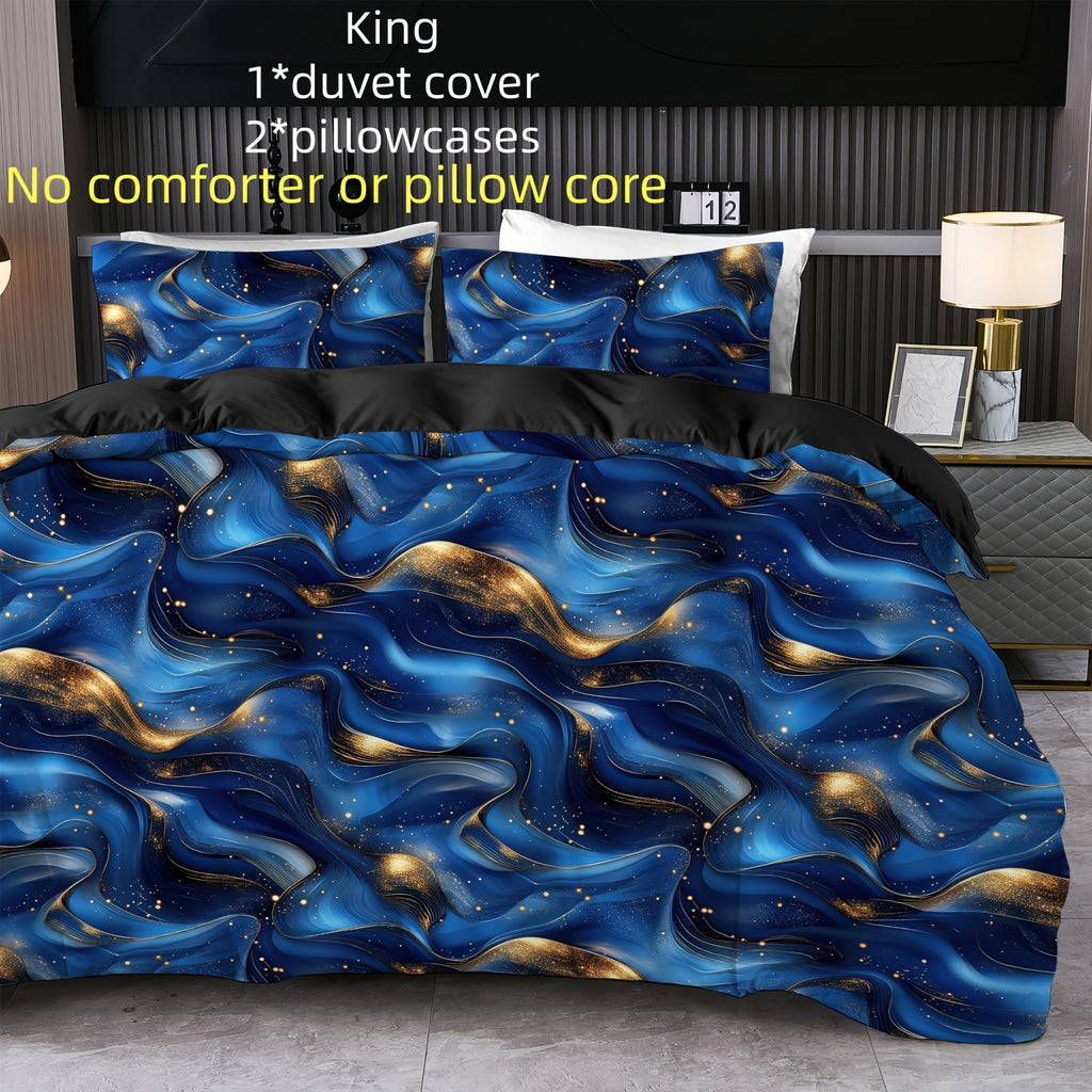 Floral Botanical Duvet Cover Set Reversible Ultra-Soft Microfiber with Pillowcases Twin Full Queen King 3 Colors