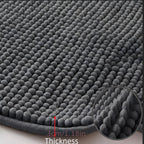 Super-Absorbent Microfiber Dog Door Mat, Slip-Resistant Washable Pet Rug, Quick-Dry Mud & Paw Trapping, Machine Washable Indoor Outdoor Entrance Mat