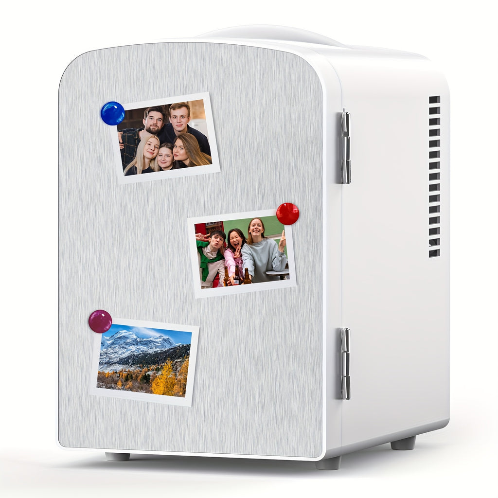 Compact Mini Fridge with Freezer 3.1 Cu Ft, 2-Door Small Refrigerator with Adjustable Glass Shelves for Bedroom, Office, Dorm, Kitchen & Apartment – Black or White