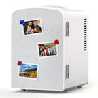 Compact Mini Fridge with Freezer 3.1 Cu Ft, 2-Door Small Refrigerator with Adjustable Glass Shelves for Bedroom, Office, Dorm, Kitchen & Apartment – Black or White
