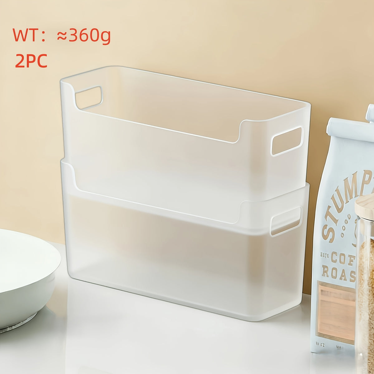 Stackable Plastic Plate Organizer Rack with Lids for 6-9.5 Inch Plates Space-Saving Kitchen Storage for RV Camping Outdoor Use