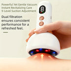 Rechargeable Handheld Body Beauty Massager with 9 Vibration Modes & Suction, USB Charging Electric Massager for Legs, Arms & Belly, Skin Glowing & Full Body Muscle Relaxation, Gift for Women & Men