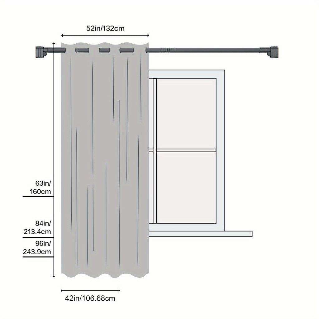 100% Blackout Window Curtains - 4 Panels, Full Light Blocking, Thermal Insulated Drapes with Black Liner | Soft Brushed Fabric