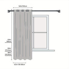 100% Blackout Window Curtains - 4 Panels, Full Light Blocking, Thermal Insulated Drapes with Black Liner | Soft Brushed Fabric