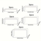 Clear Acrylic Risers for Display, Multi-Pack Riser Display Stands for Funko Pop Figures, Cupcakes, Jewelry & Perfume – Multiple Sizes & Quantities for Home, Halloween & Christmas Decor