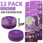 Air Freshener Odor Eliminator 4-Pack and 12-Pack Lasts Up to 30 Days Each for Bathroom Kitchen Garbage Can Cat Litter Box Car 6 Scents Lavender Lemon Paeonia