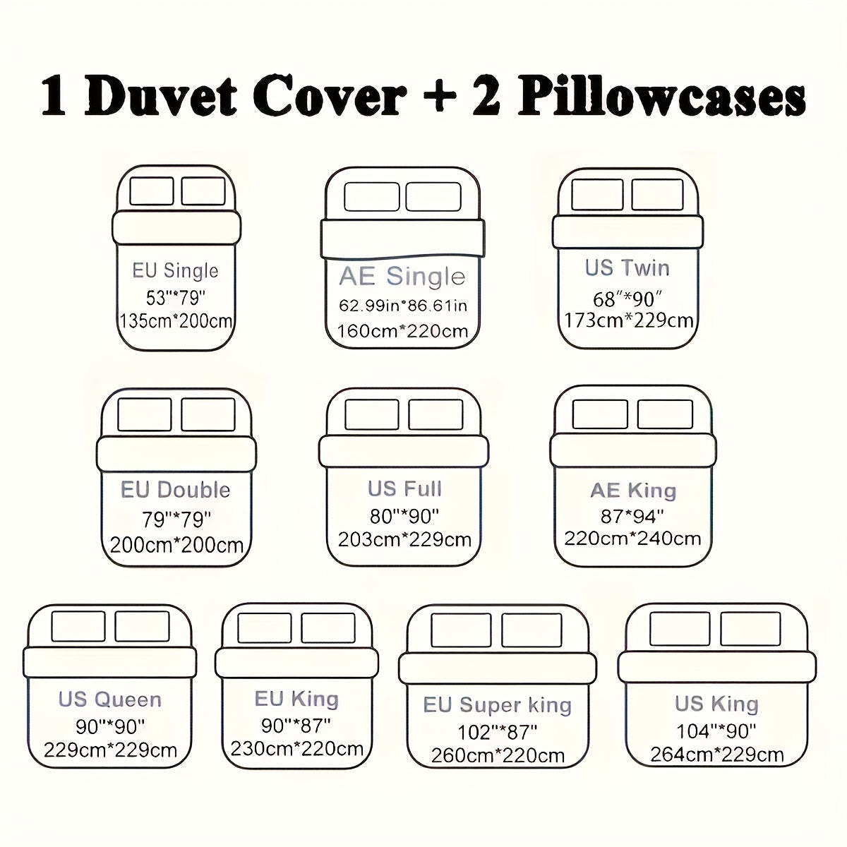 Green Floral Duvet Cover Set 3-Piece – Machine Washable Polyester with Zip Closure & 2 Pillowcases | Twin, Full, Queen, King