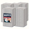 Scrub Cleaning Pads 100pcs Reusable – Square Mesh Scouring Pads for Kitchen, Bathroom & Grease Removal | Textured Multi-Purpose Scrubber