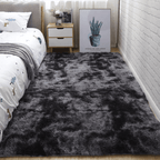 Tie-Dye Shaggy Plush Area Rug Non-Slip Fuzzy Soft Bedside Carpet Pet Friendly for Bedroom Living Room Dorm 5 Colors