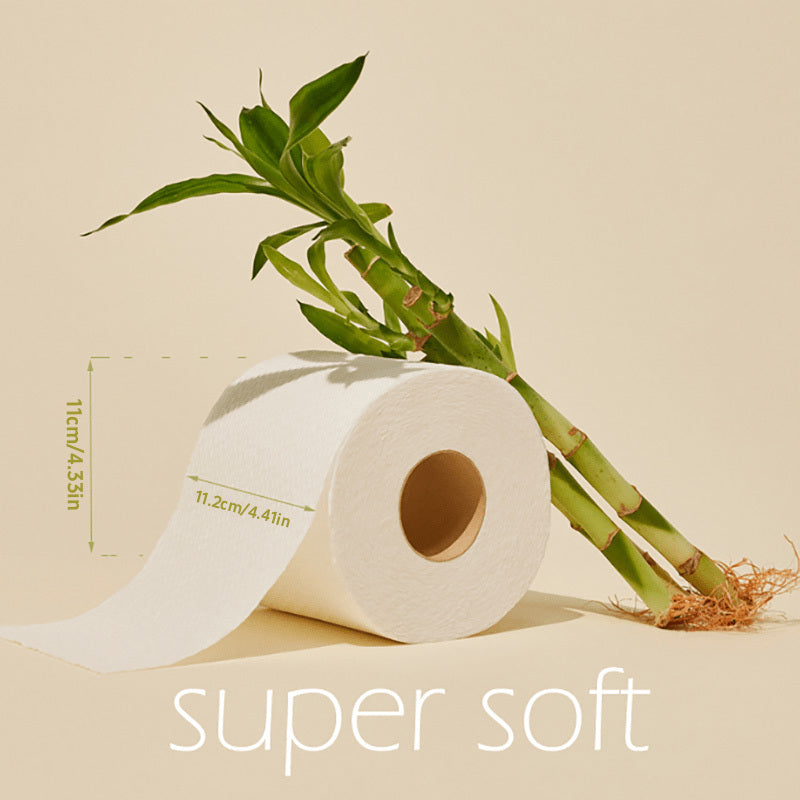 Bamboo Toilet Paper 24 Rolls 3-Ply – 300 Sheets Per Roll, Tree-Free, Septic-Safe, Hypoallergenic & BPA-Free, Soft & Tear-Resistant, Eco-Friendly Bamboo Tissue for Home, RV & Travel – Equals 48 Regular Rolls