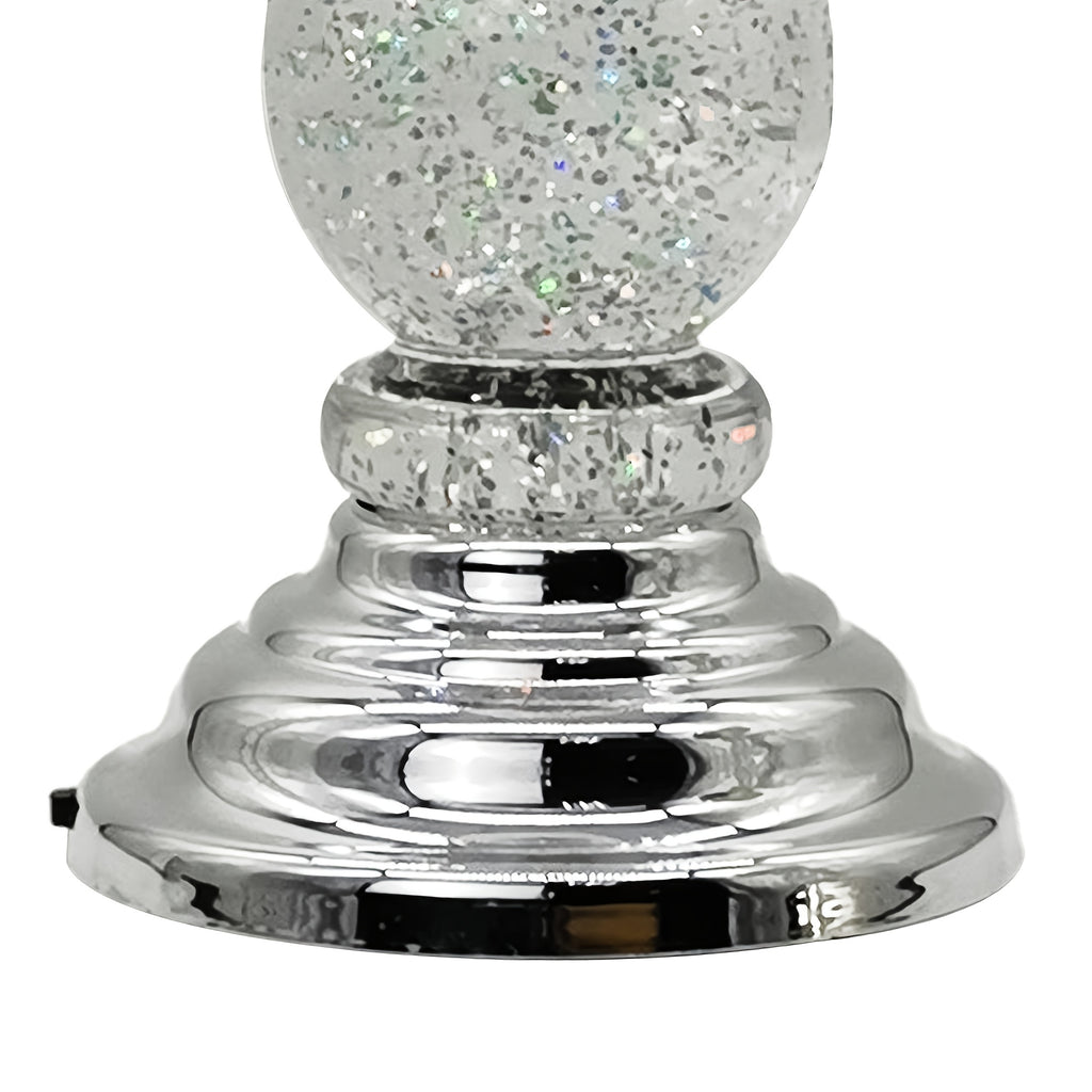 Swirling LED Candle Holder Water Lantern Acrylic Centerpiece – 3-Wick Table Decor for Wedding, Party & Holiday Gifts