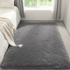 Fluffy Plush Area Rug 1.6 Inch Thick Non-Slip Machine Washable Polyester Tie Dye Rectangle Carpet for Living Room Bedroom Multiple Sizes and Colors