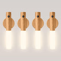 Motion Sensor Night Light 4 Pack Rechargeable Magnetic LED Wall Light for Bedroom Hallway Stairs Closet Picture Lighting