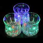 LED Light Up Cups 6 Pack - Glow in the Dark Beer Mugs with Colored LED Lights for Party, Birthday, Christmas, Disco & Valentine's Day, Fun Party Supplies Drinkware Set