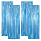 Sequin Backdrop Curtains – Glitter Party & Wedding Background Panels, 2ft×8ft per Panel, 4/6/8 Panel Sets, 29 Colors for Birthday, Stage, Bridal & Event Decor