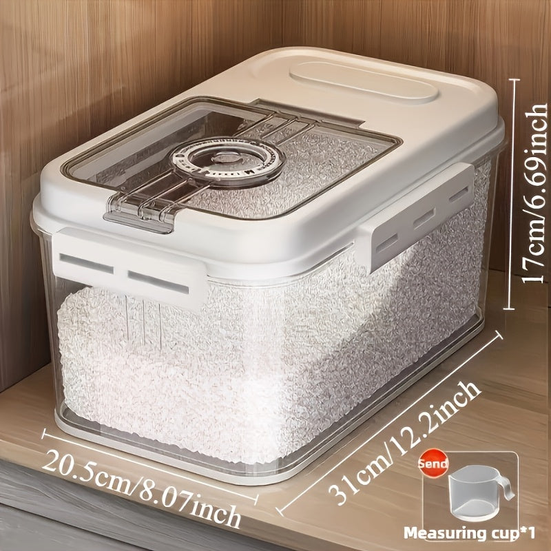 Large Capacity Grain Storage Container Sealed Rice Box Insect-Proof Moisture-Proof Flour Storage Bin for Rice Grains - Multiple Sizes