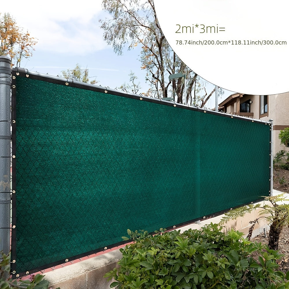 Outdoor Shade Cloth UV Block Privacy Fence Screen – HDPE Sunshade Net for Patio, Garden & Lawn | Multiple Sizes & Colors with Lanyard Included