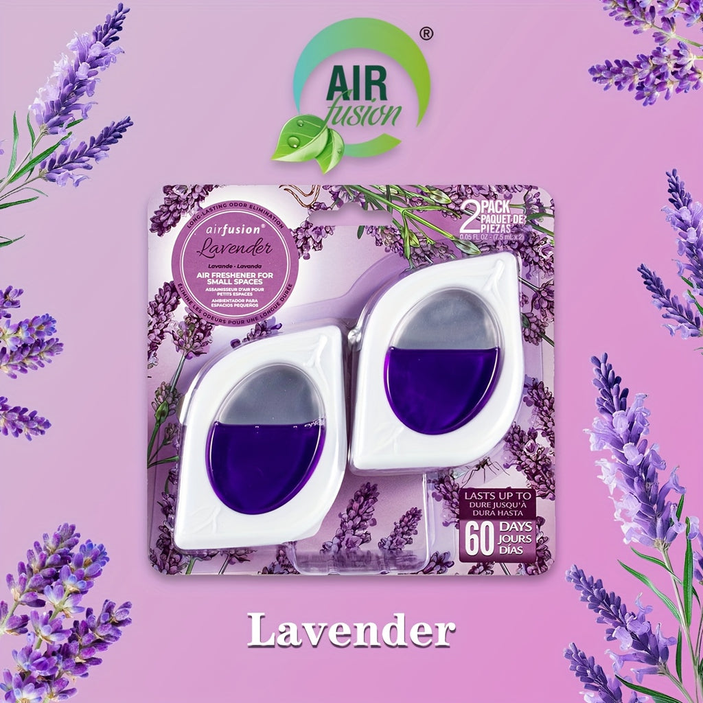 Small Space Air Freshener 2, 6 or 12 Pack – Odor Eliminator for Closets, Bathrooms & Pet Areas, 6 Scents, 0.25 fl oz Each Lasts Up to 30 Days, Fresh Scent Home Deodorizer