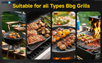 Cordless Electric Grill Brush – 800 RPM Rotating BBQ Cleaning Tool, 2000mAh Rechargeable, 304 Stainless Steel Bristles, Includes Replacement Head & Gloves, Portable Outdoor Grill Scrubber