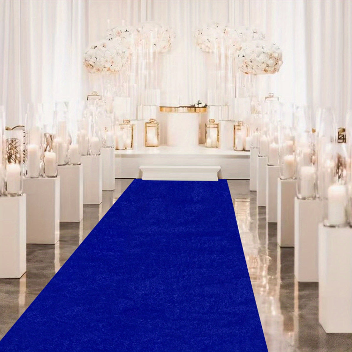 Extra Long Wedding Aisle Runner, 2x15FT – Elegant Ceremony Pathway Mat for Weddings, Parties & Events