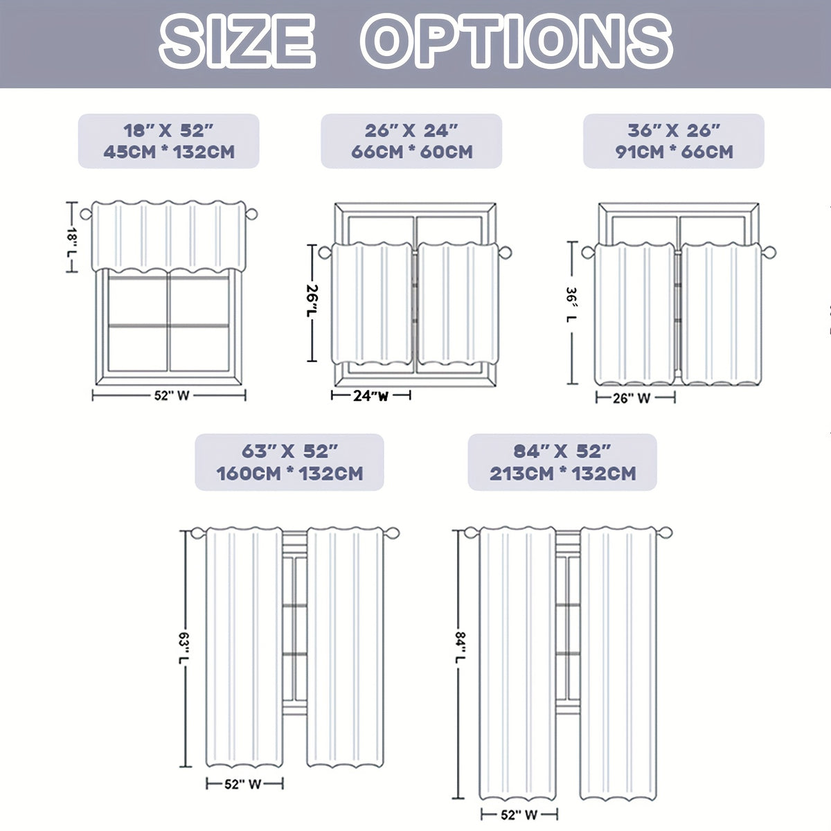 Striped Patchwork Semi-Sheer Rod Pocket Curtains – Bohemian Tiered Window Panels for Bedroom, Living Room, Kitchen, Bathroom & Cafe | 1 or 2 Pcs