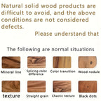 Acacia Wood Cutting Board Set of 2 Extra Thick Reversible Wooden Chopping Boards with Handle - Large Kitchen Board for Meat, Bread & Cheese, Charcuterie Serving Board Gift Set