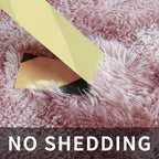 Tie-Dye Plush Shag Rug Non-Slip Machine Washable Furry Floor Carpet for Living Room Bedroom Office Multiple Sizes Tie-Dye Pink Tie-Dye Coffee