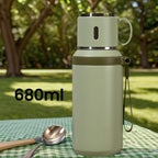 Vacuum Insulated Tumbler 22.99oz 316 Stainless Steel Travel Mug with Lid | Hot 8H Cold 24H Coffee Cup for Camping Hiking Daily Use