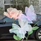 3D Butterfly Wall Decorations 3pcs Large 50cm Artificial Butterfly Party Decor for Baby Shower Wedding Birthday Home Bedroom Nursery Supplies – Set of 3