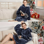 Double Sided Throw Blanket Super Soft Oversized Cozy Knit Blanket Machine Washable for Couch Bed Office Chair Pad Wearable Blanket Multiple Colors