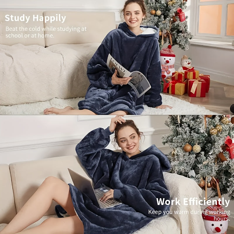Double Sided Throw Blanket Super Soft Oversized Cozy Knit Blanket Machine Washable for Couch Bed Office Chair Pad Wearable Blanket Multiple Colors