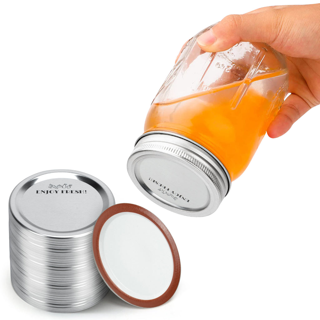 Canning Lids 140 Count Regular Mouth Mason Jar Lids Metal Food-Grade Seal for Home Canning Pickling Jam Jelly Preserving
