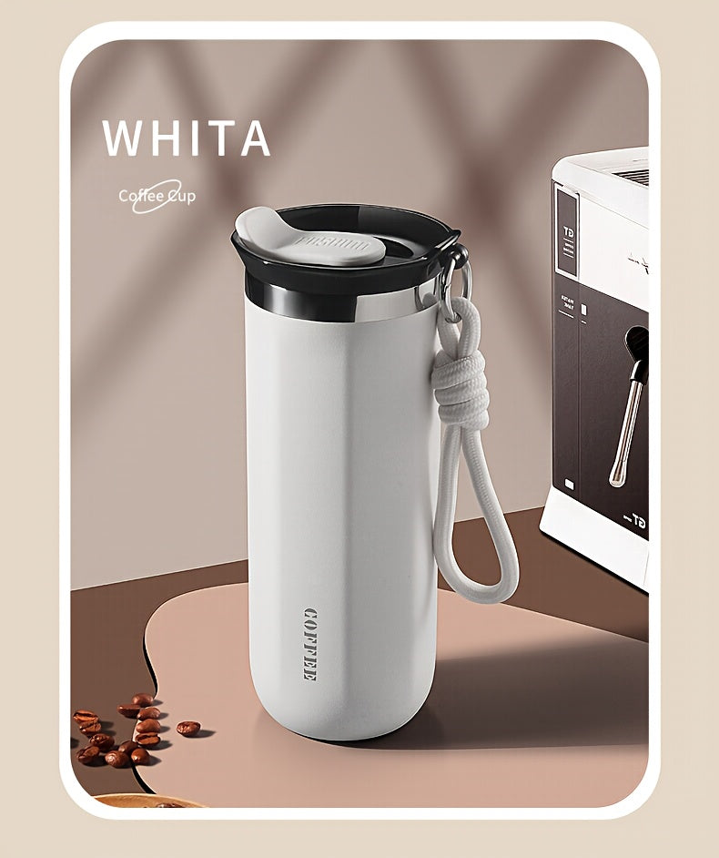 Insulated Travel Mug 16.91oz 304 Stainless Steel Vacuum – Leak-Proof Non-Slip Portable Coffee Cup for Indoor & Outdoor, Winter Holiday Gift